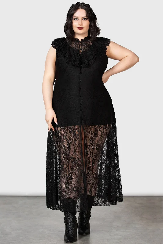 New Markdowns Vampire's Ball Maxi Dress [PLUS]
