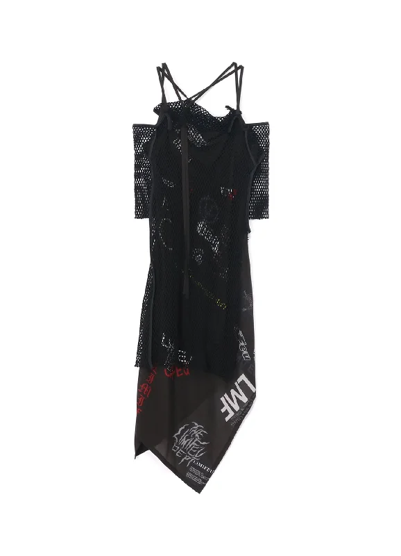 Bargain Bin LIMI FEU LOGO COLLAGE DRESS
