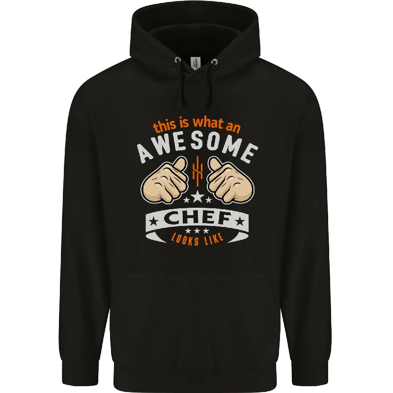 Crazy Deals Awesome Chef Looks Like Funny Cooking Mens 80% Cotton Hoodie