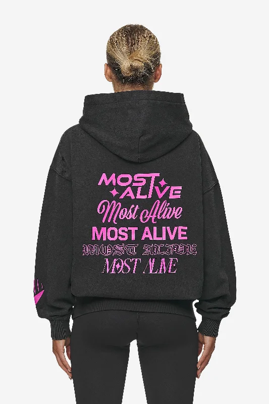 Reduced Prices Mei Oversized Hoodie Vintage Black