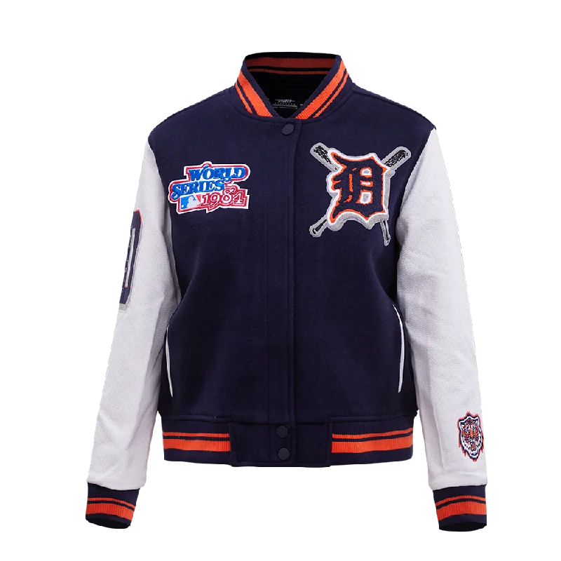 Online Only CHAMARRA UNIVERSITARIA MLB DETROIT TIGERS MASH UP PARA MUJER
