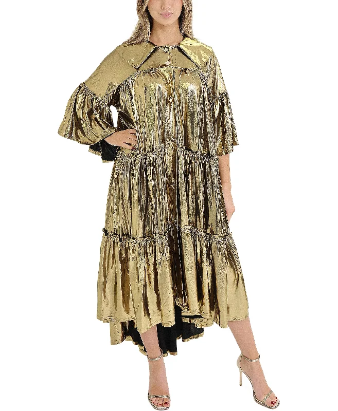 Price Buster Metallic Tiered Maxi Dress