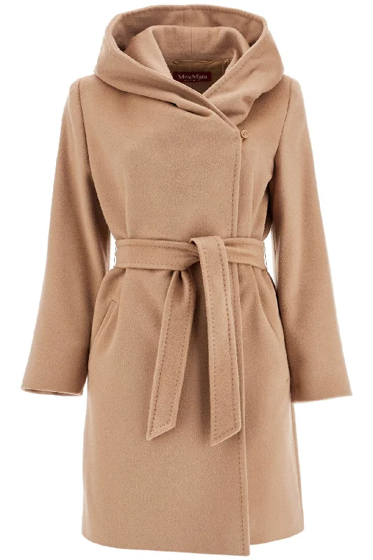 Deep Discounts Wool Coat With Hooded C  - Beige