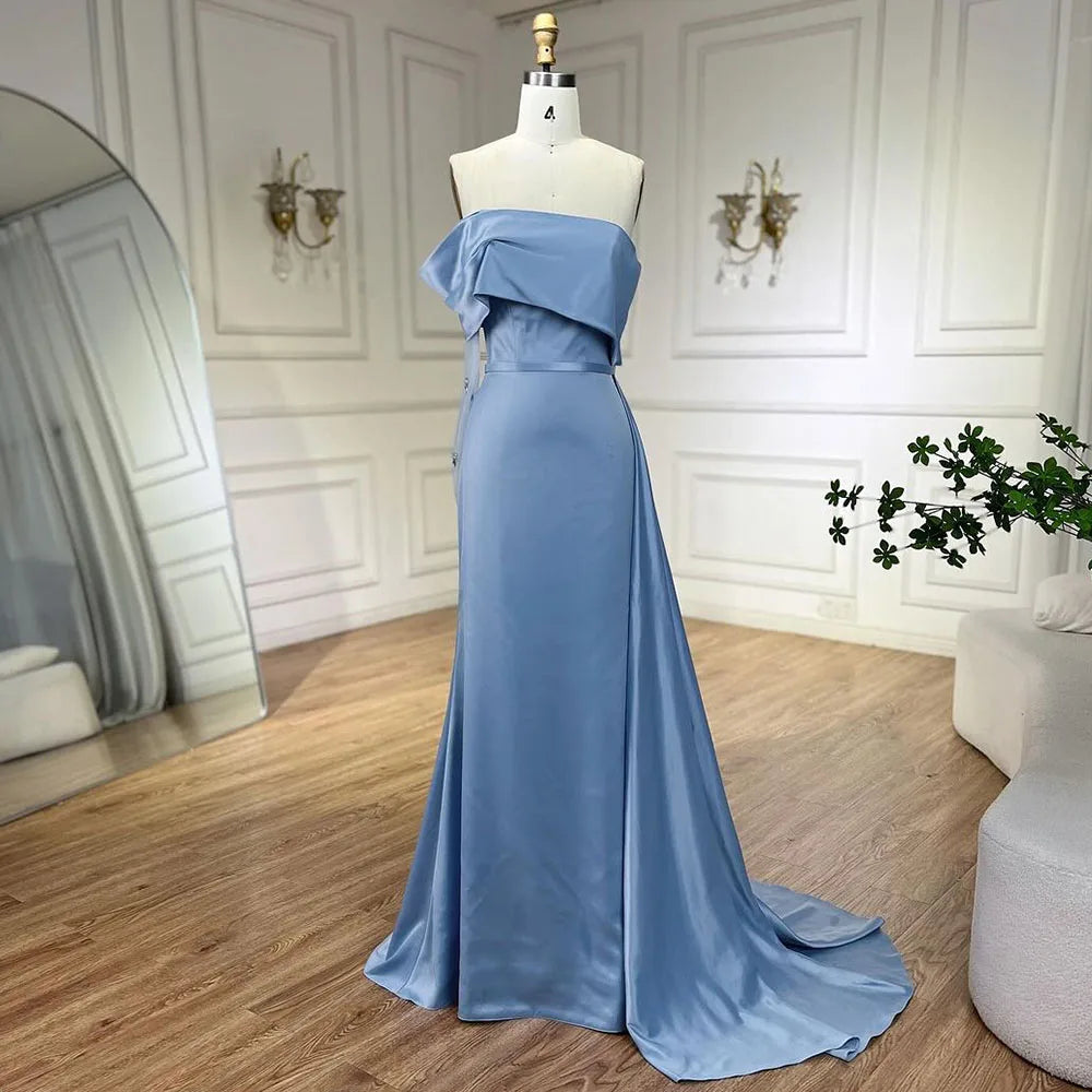 Friends and Family Sale Serene Hill 2024 Dubai Blue Satin Off The Shoulder Mermaid Luxury Arabic Evening Dresses Gowns for Women Wedding Party LA72506 Friends and Family Sale Serene Hill 2024 Dubai Blue Satin Off The Shoulder Mermaid Luxury Arabic Evening Dresses Gowns for Women Wedding Party LA72506