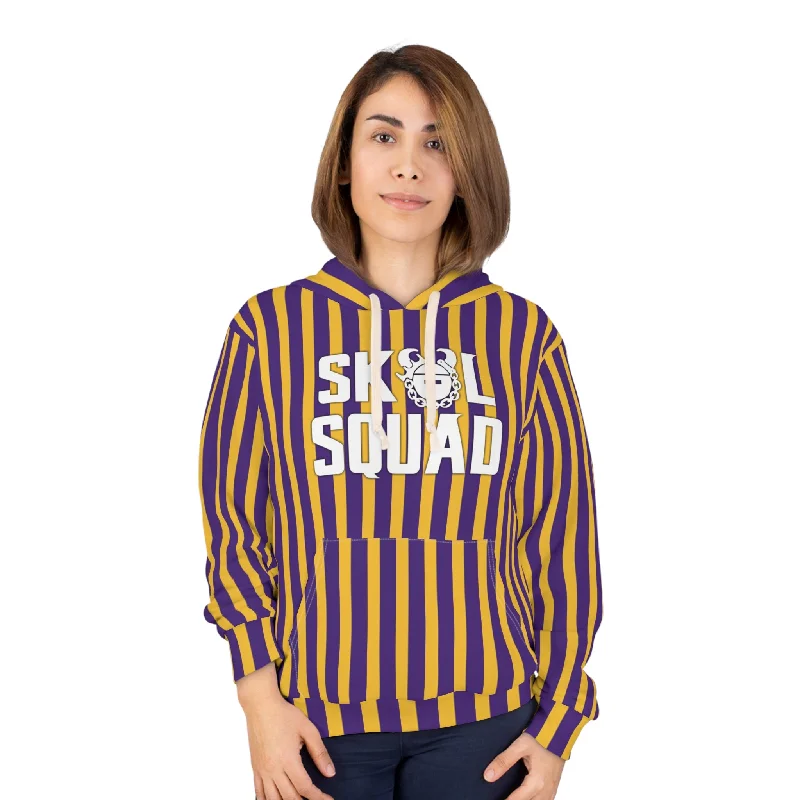 Mega Sale Unisex Pullover Hoodie - Stripes - SQUAD