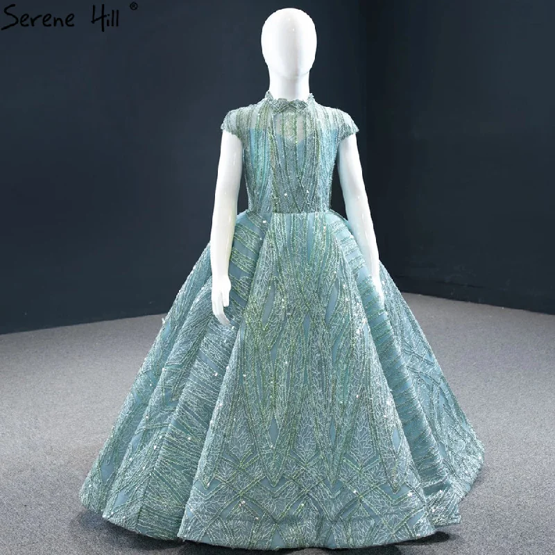 Deal Mania Serene Hill Clear Water Blue Sparkle Flower Girl Dresses Cap Sleeves For Party And Wedding 2024 HTA0051 Deal Mania Serene Hill Clear Water Blue Sparkle Flower Girl Dresses Cap Sleeves For Party And Wedding 2024 HTA0051