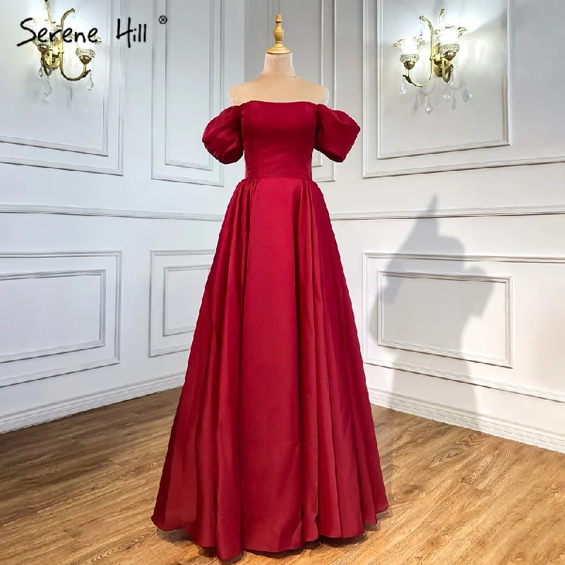 Price Drop Alert Serene Hill Red A-Line Satin Evening Dresses Gowns 2024 Simple Off Shoulder Sexy For Women Party LA71286 Price Drop Alert Serene Hill Red A-Line Satin Evening Dresses Gowns 2024 Simple Off Shoulder Sexy For Women Party LA71286
