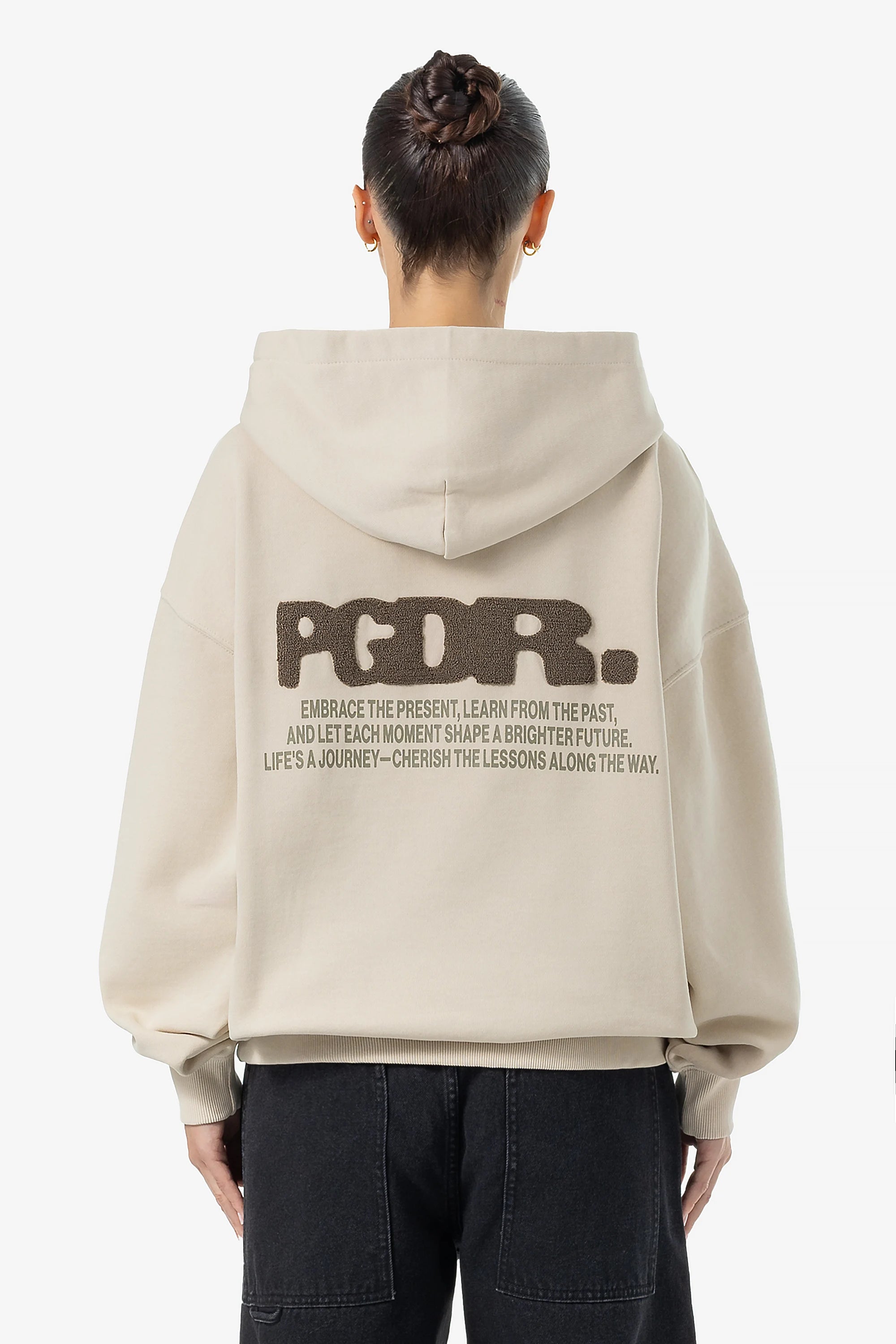 Seasonal Sale Dee Oversized Hoodie Washed Light Beige