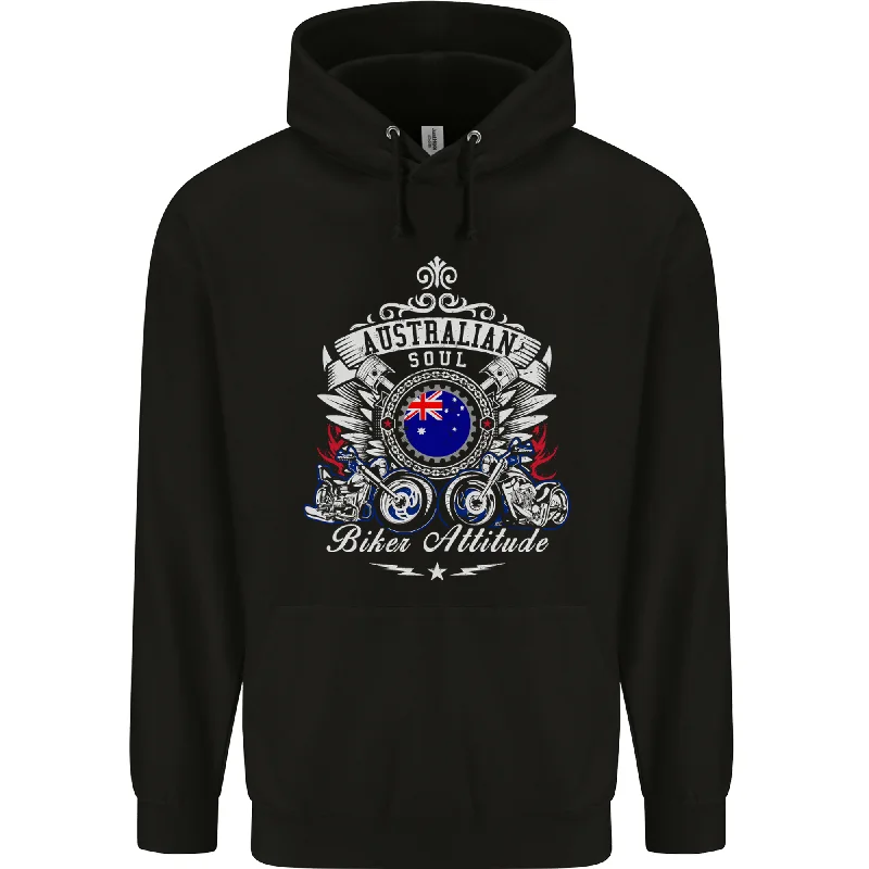Price Rollback Australian Biker Australia Motorcycle Bike Mens 80% Cotton Hoodie