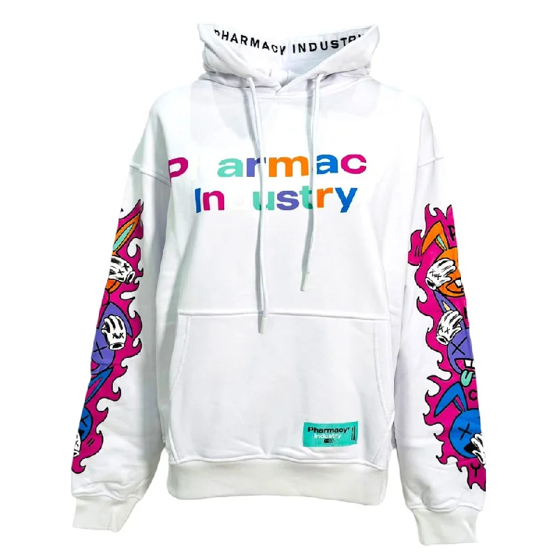 Special Price Chic Cotton Hoodie With Graphic Sleeve Prints