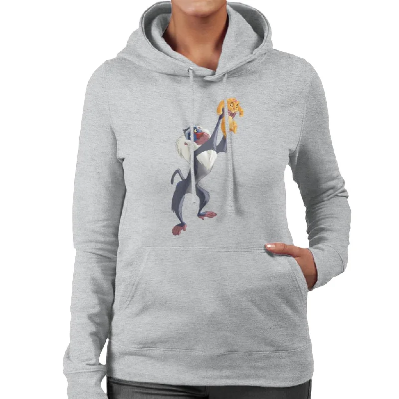 Deal Mania Disney The Lion King Rafiki And Simba Scene Women's Hooded Sweatshirt