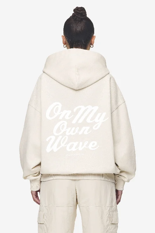 Super Deal Yebra Oversized Hoodie Washed Coast Sand
