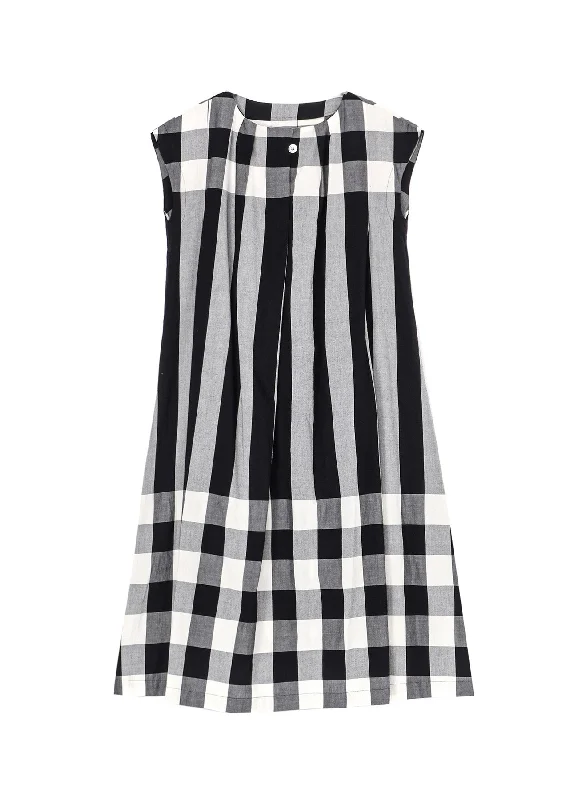 Shop and Save COTTON PLAID STRIPE ONE PIECE