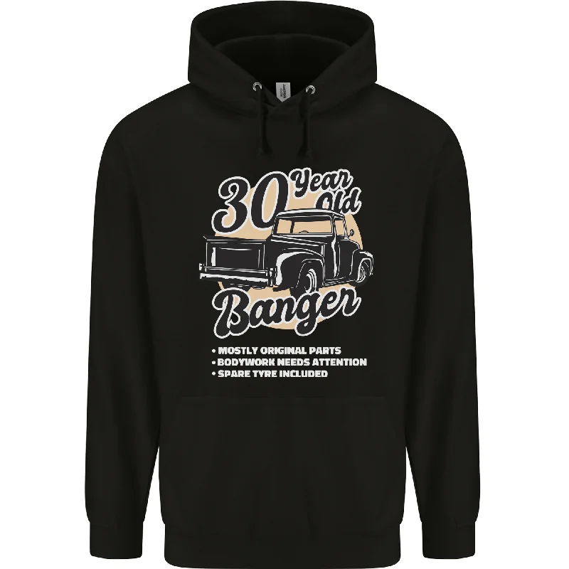 Fantastic Deals 30 Year Old Banger Birthday 30th Year Old Mens 80% Cotton Hoodie