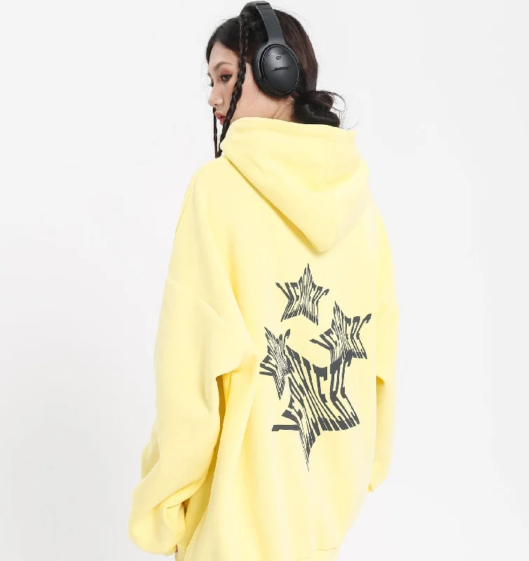 Price Drop Alert AllStars Solid Color Graphic Image Print Loose Long Sleeve Hoodie