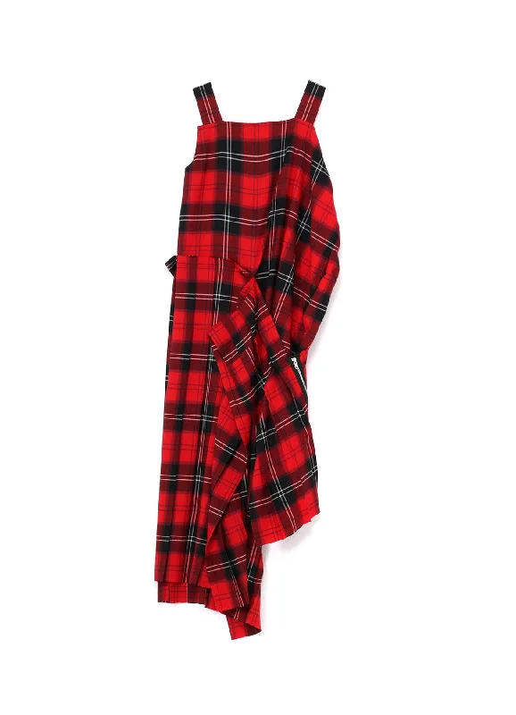 Stock Up and Save DRESS WITH PLEATED WRAP SKIRT