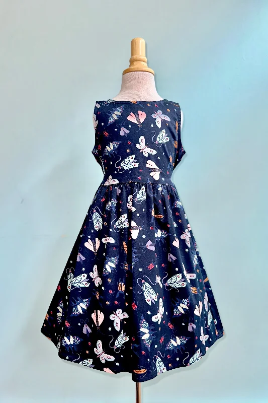 Hurry In Kids Navy Bugs Dress by Eva Rose
