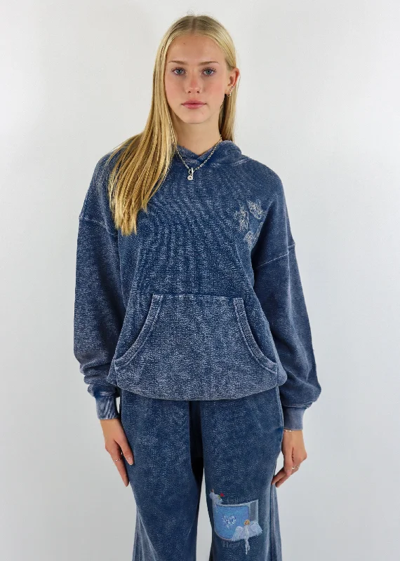 Great Bargains Boys Lie Guarded Angel Interlock Racer Hoodie ★ Vintage Midnight