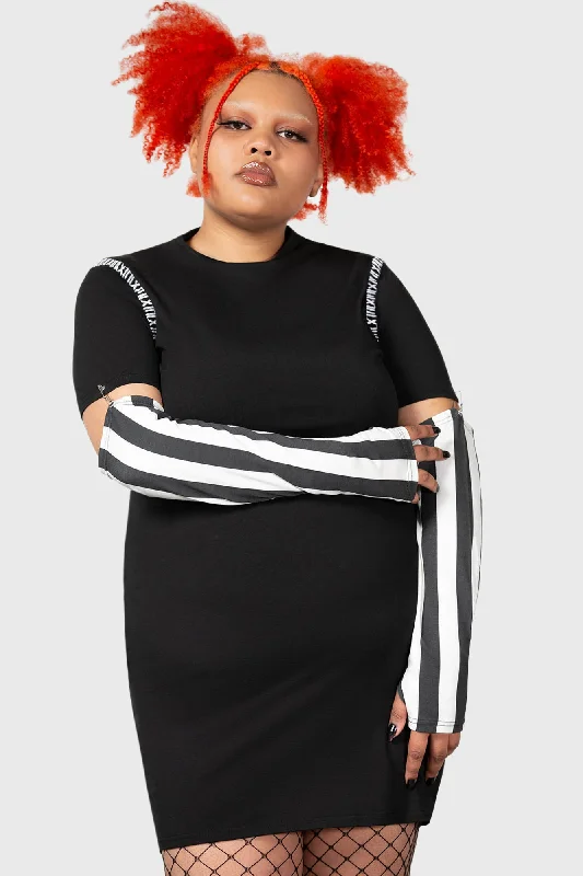 Huge Discounts Stripes & Stitches Dress [PLUS]