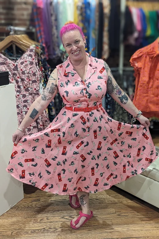 Limited Time Postie the Cat Caterina Dress by Collectif