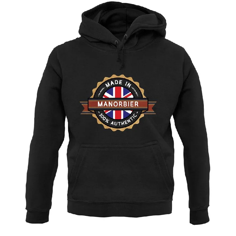 Savings Alert Made In Manorbier 100% Authentic Unisex Hoodie