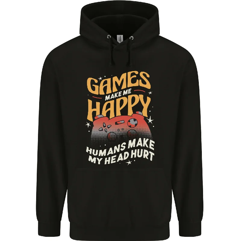 Price Reduction Antisocial Gamer Video Gaming Joypad Mens 80% Cotton Hoodie