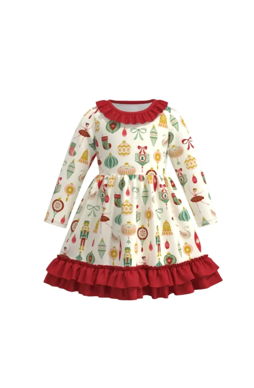 Year-End Sale Kids Holiday Nutcracker Dress