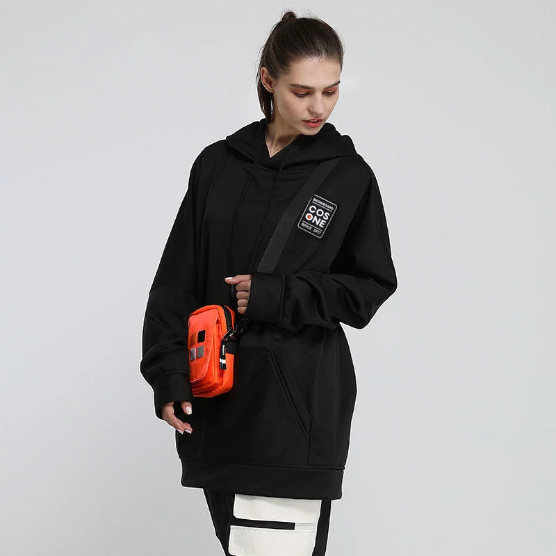 Crazy Deals Women's Unisex Cosone Olivine Winter Outdoor Snow Hoodie