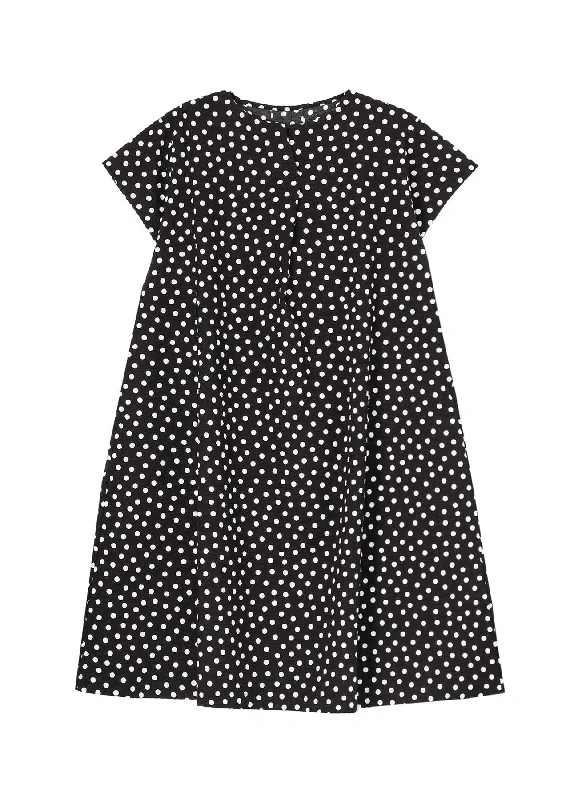 Stock Clearance COTTON RIPPLE DOT PRINT ONE PIECE
