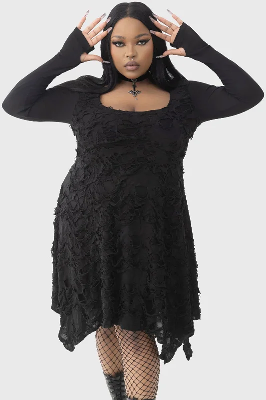 Year-End Sale Shadows Hymn Dress [PLUS]