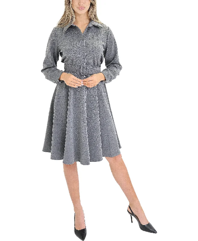 Best Bargains Crystal Accent Shirt Dress