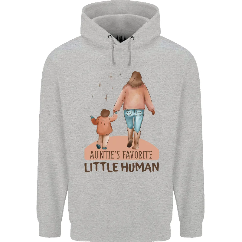 Lowest Price Aunties Favourite Human Funny Niece Nephew Mens 80% Cotton Hoodie