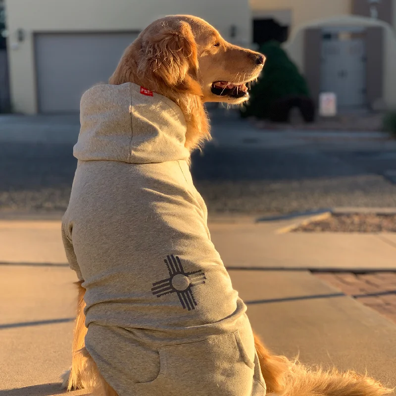 Hurry In New Mexico Zia Dog Hoodie