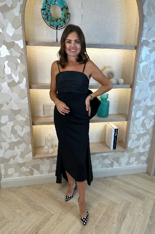 Buy More, Save More Marissa Bow Back Dress In Black