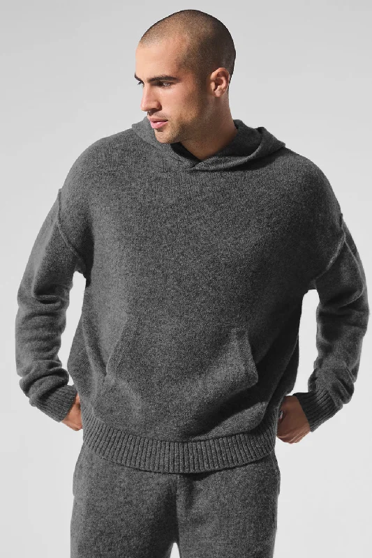 Deal Dash New Class Cashmere Hoodie - Platinum Grey