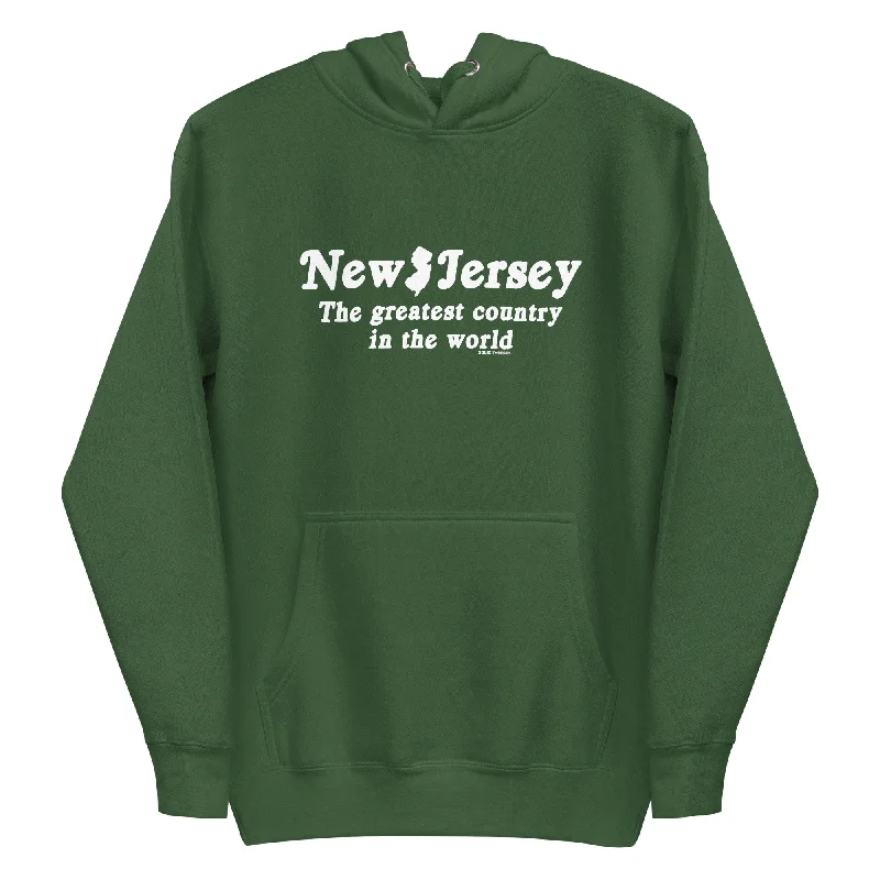 Closeout New Jersey The Greatest Country In The World Classic Fleece Pullover Hoodie