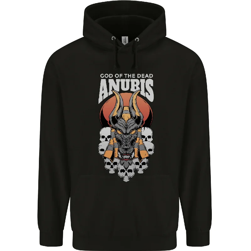 Limited Stock Anubis God of the Dead Ancient Egyptian Egypt Mens 80% Cotton Hoodie