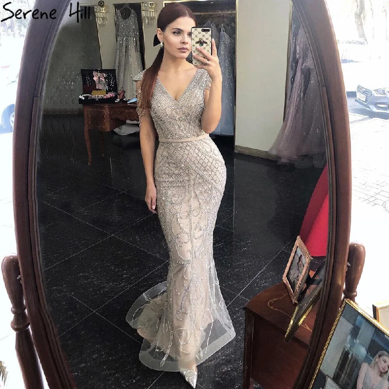 Buy More, Save More Serene Hill Grey Nude Mermaid Elagant Luxury Evening Gowns 2024 Beading Backless Sexy For Women Party LA70799 Buy More, Save More Serene Hill Grey Nude Mermaid Elagant Luxury Evening Gowns 2024 Beading Backless Sexy For Women Party LA70799