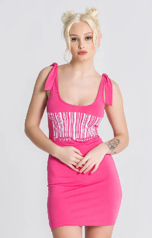 Hot Deal Pink Signs Dress