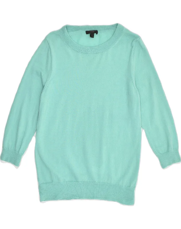 Overstock J. CREW Womens Sweatshirt Jumper UK 12 Medium Green