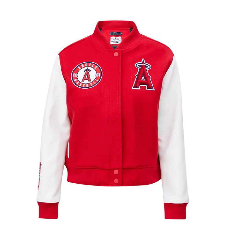 Final Sale CHAMARRA UNIVERSITARIA MLB LOS ANGELES ANGELS CLASSIC ESSENTIALS PARA MUJER