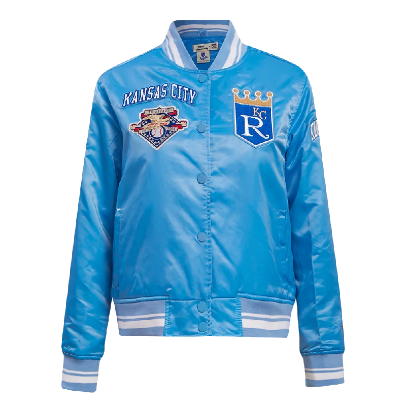 Bonus Savings CHAMARRA DE SATÉN MLB KANSAS CITY ROYALS RETRO CLASSICS PARA MUJER
