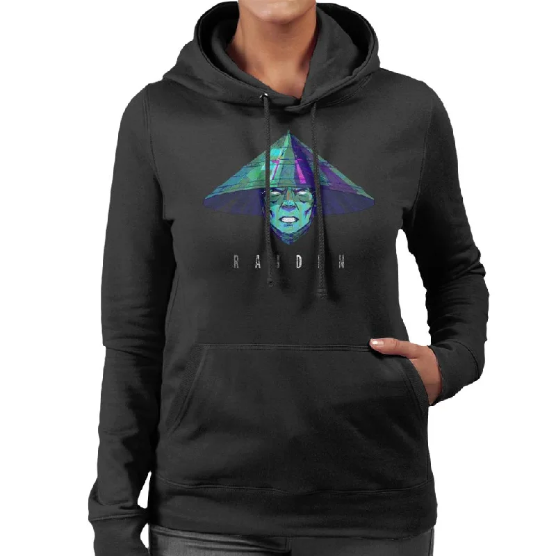 Savings Alert Mortal Kombat Raiden Face Women's Hooded Sweatshirt