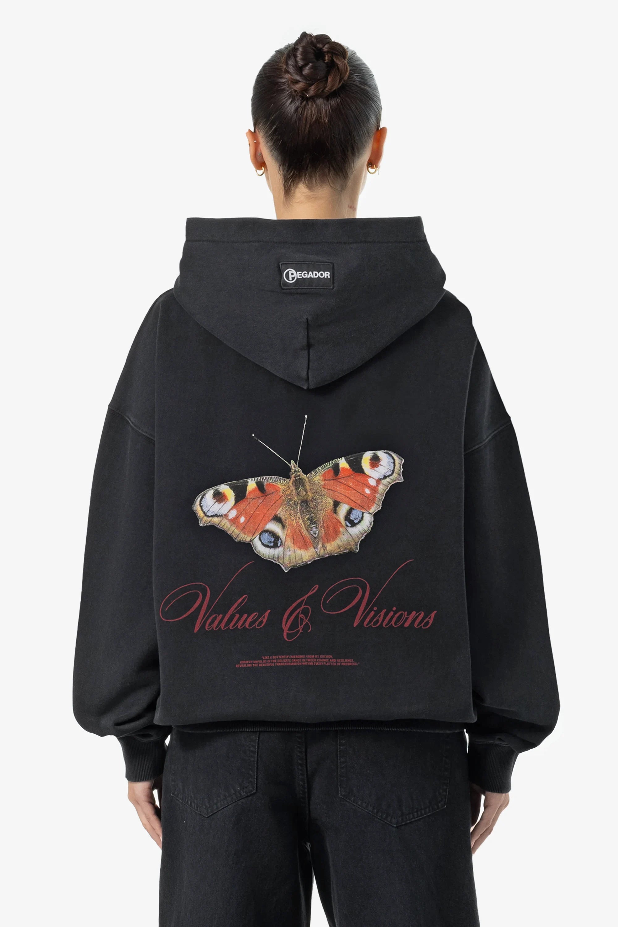Early Bird Discount Fia Oversized Hoodie Vintage Black