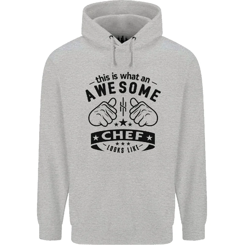 Price Drop Alert Awesome Chef Looks Like Funny Cooking Mens 80% Cotton Hoodie