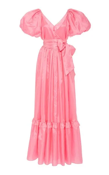 Discount Deals Ida Ruffled Taffeta Gown