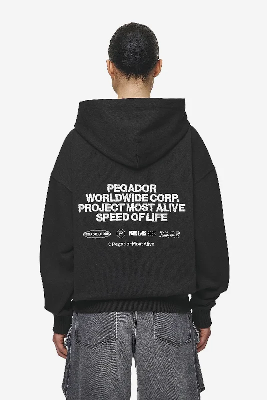 Major Savings Sora Oversized Hoodie Washed Black