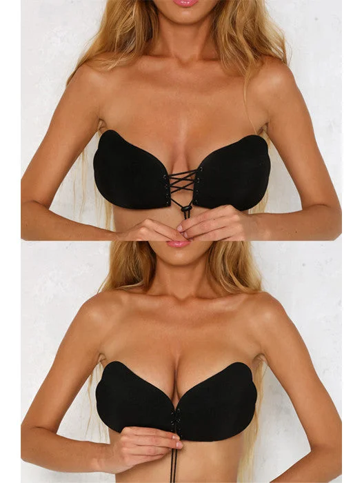 Price Drop Alert Miss Circle Black Adhesive Invisible Push Up Bra