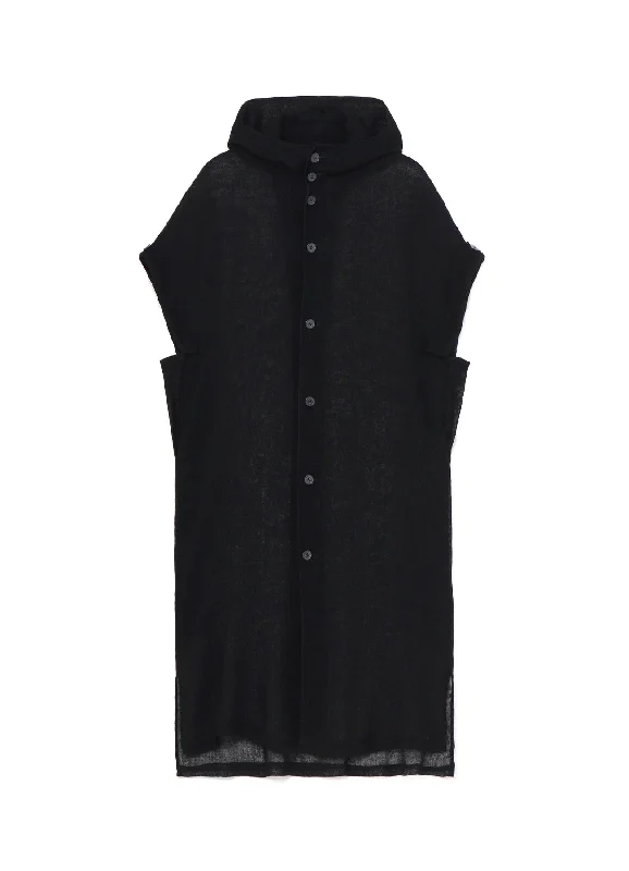 Price Break LENO CLOTH HOODED DRESS