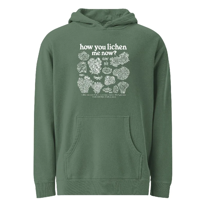 Special Promotion How You Lichen Me Now Vintage Wash Pullover Hoodie
